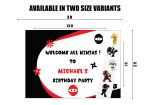 Ninja Theme Personalized  Welcome Board For Discount