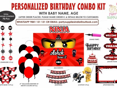 Ninja Theme Exclusive Combo Kit For Discount