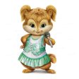 Alvin and Chipmunks Theme Cutout ALV-02 Fashion