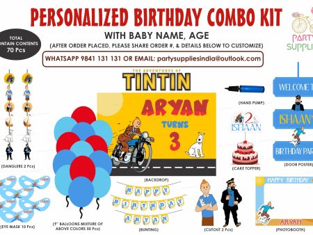 Tintin Theme Exclusive Combo Kit Cheap