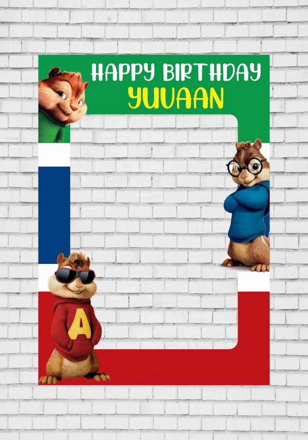 Alvin and Chipmunks Theme Customized PhotoBooth Online