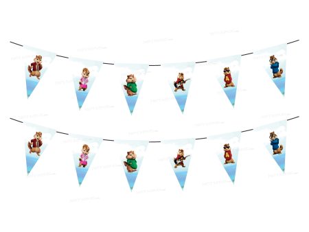 Alvin and Chipmunks Theme Flag Bunting Hot on Sale