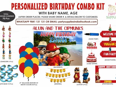 Alvin and Chipmunks Theme Exclusive Combo Kit Online Sale