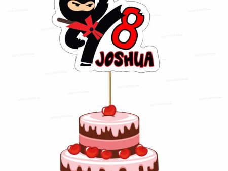 Ninja Theme Cake Topper Online now