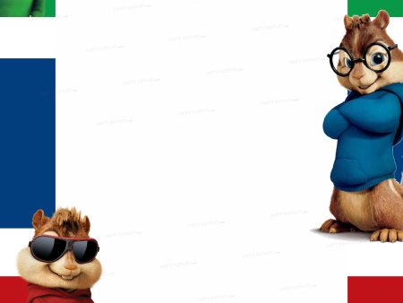 Alvin and Chipmunks Theme Customized PhotoBooth Online