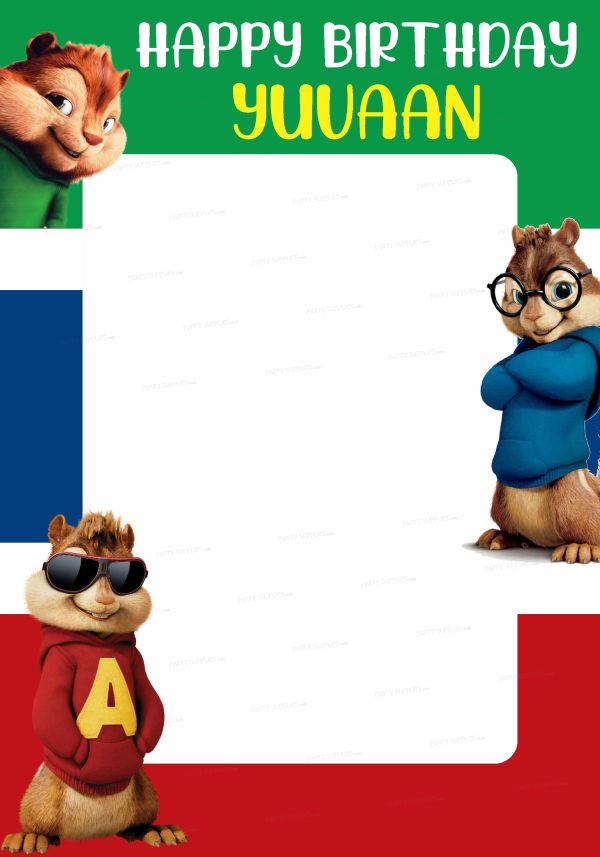 Alvin and Chipmunks Theme Customized PhotoBooth Online