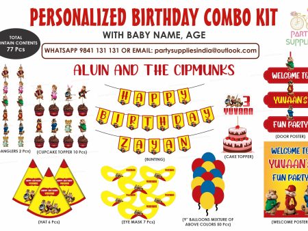 Alvin and Chipmunks Theme Preferred Combo Kit Online Hot Sale