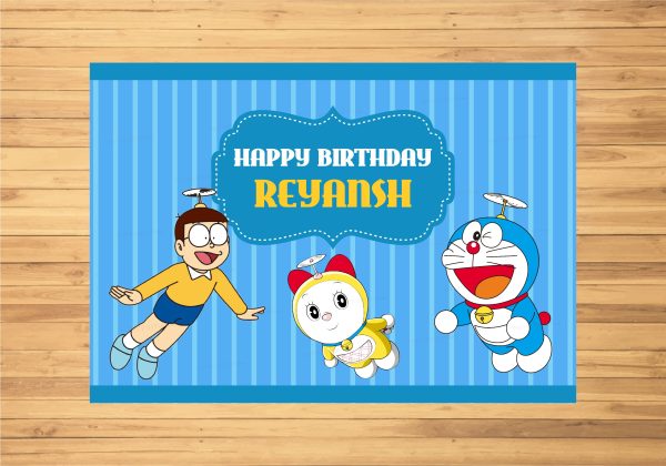 Doraemon Theme Customized Backdrop Cheap