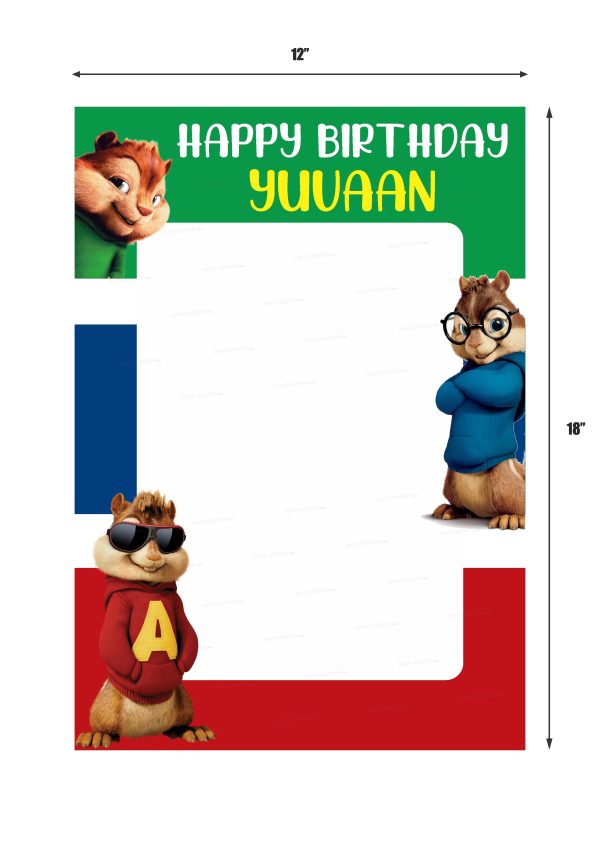 Alvin and Chipmunks Theme Customized PhotoBooth Online