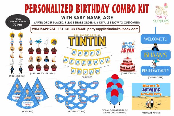 Tintin Theme Preferred Combo Kit Online now