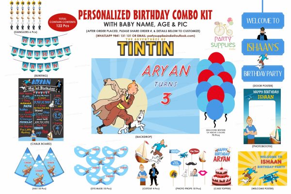 Tintin Theme Classic Combo Kit Online now