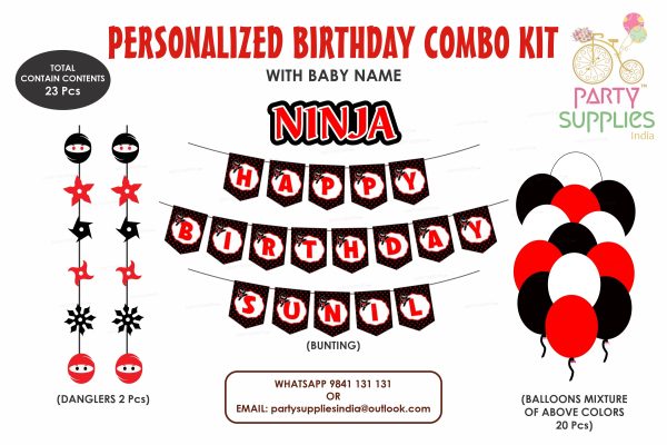 Ninja Theme Basic Combo Kit For Cheap