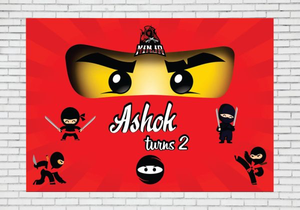 Ninja Theme Customized Backdrop Cheap