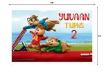 Alvin and Chipmunks Theme Backdrop Online Sale