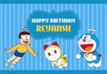 Doraemon Theme Customized Backdrop Cheap