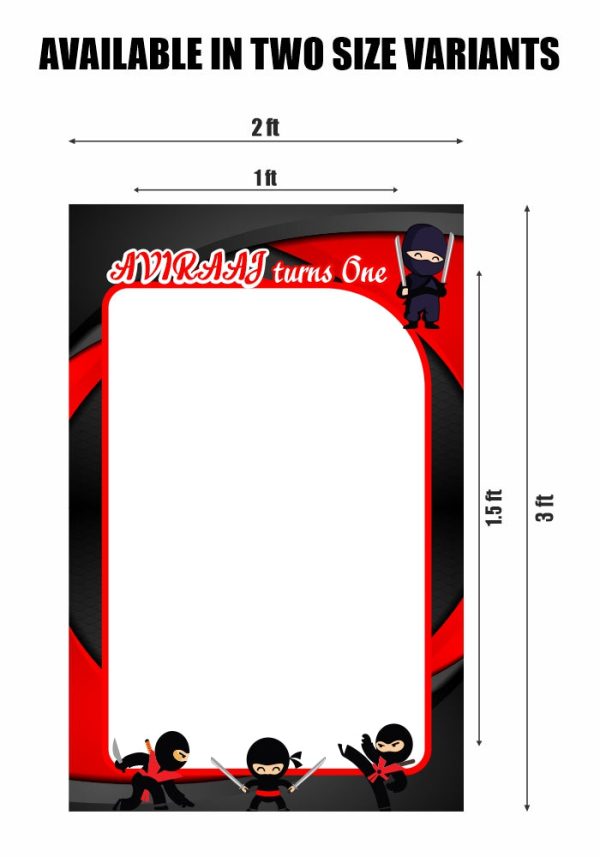 Ninja Theme  PhotoBooth Supply