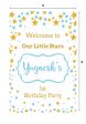 Twinkle Twinkle Little Star Boy Theme Customized Welcome Board Online