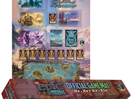 Tiny Epic Vikings: Gaming Mat Hot on Sale