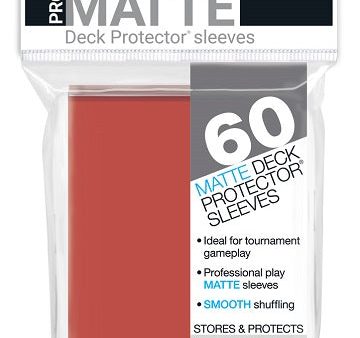 Ultra Pro - PRO-Matte 60ct Small Deck Protector® sleeves: Red Cheap