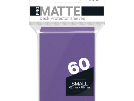 Ultra Pro - PRO-Matte 60ct Small Deck Protector® sleeves: Purple Online Hot Sale