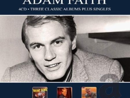 ADAM FAITH - ADAM FAITH 3 CLASSIC ALBUMS PLUS SINGLES For Sale